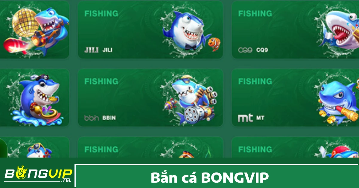 Hướng dẫn tham gia chơi Bắn cá Bongvip