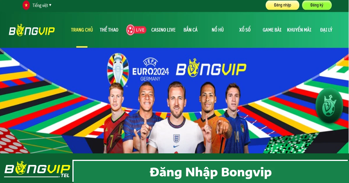 Đăng nhập Bongvip trên máy tính