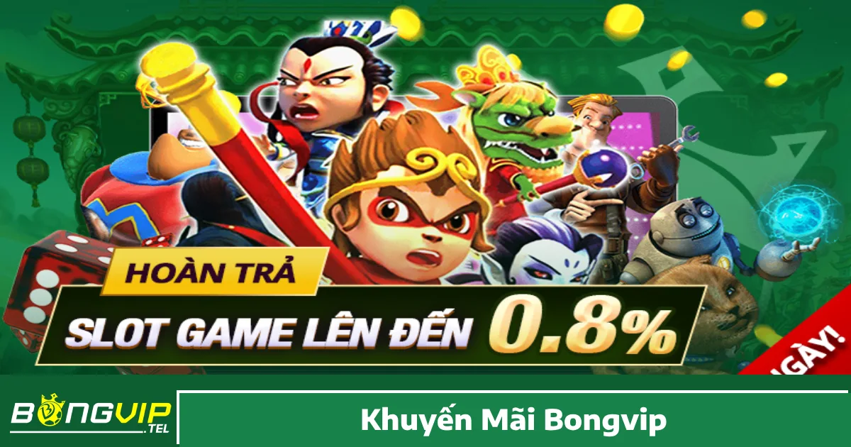 Khuyến Mãi Bongvip – Ưu Đãi Dành Cho Thành Viên Mới & VIP 2 Chương trình hoàn tiền & hoàn cược hấp dẫn hàng tuần